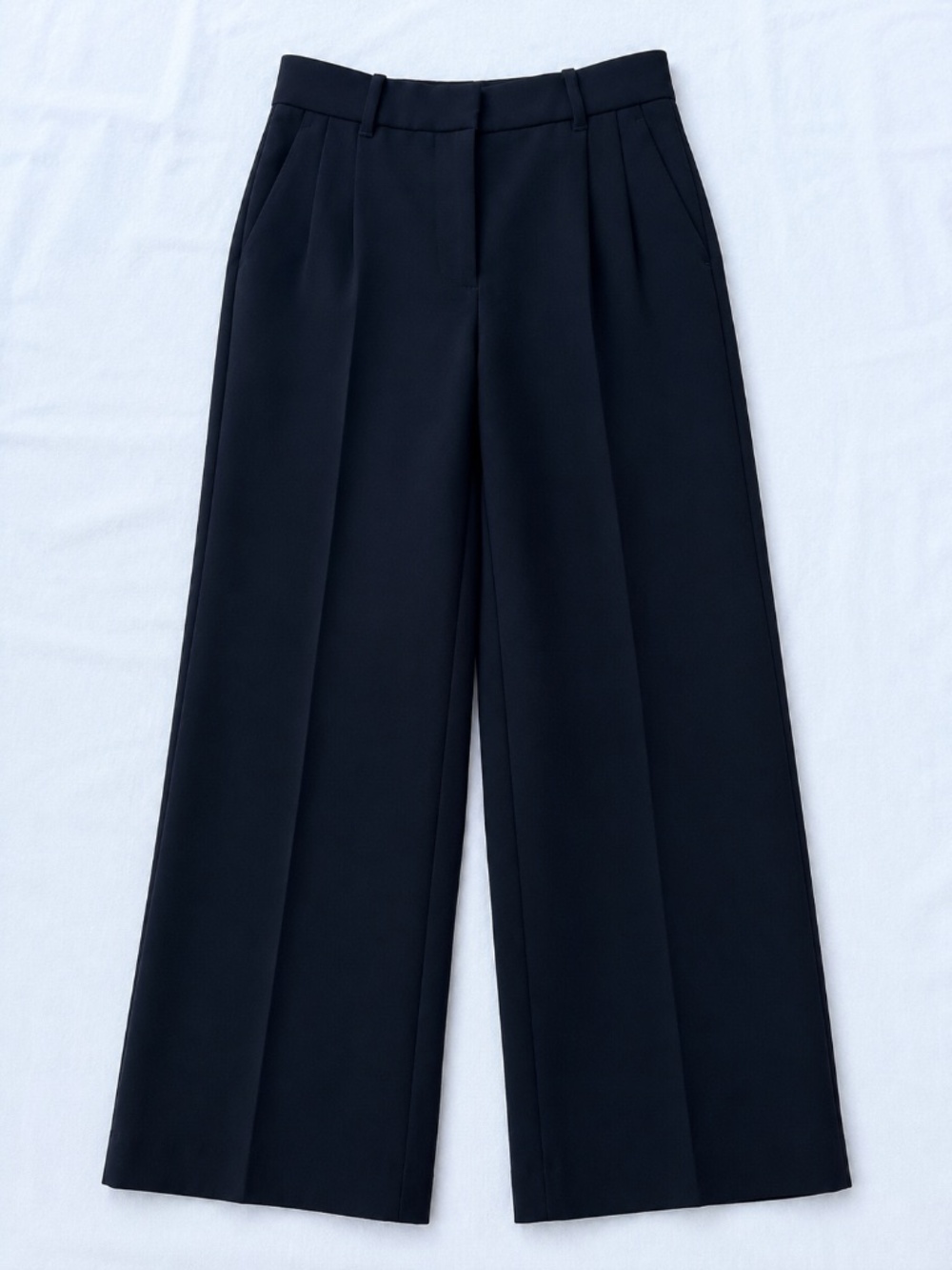 Aritzia Wilfred Effortless Pant Black Wide Leg Trousers 0
